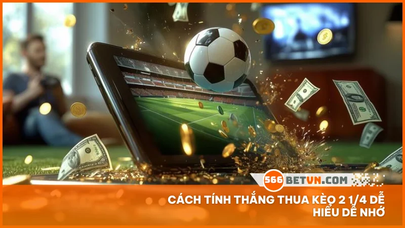 Cách tính thắng thua kèo 2 1/4 dễ hiểu dễ nhớ