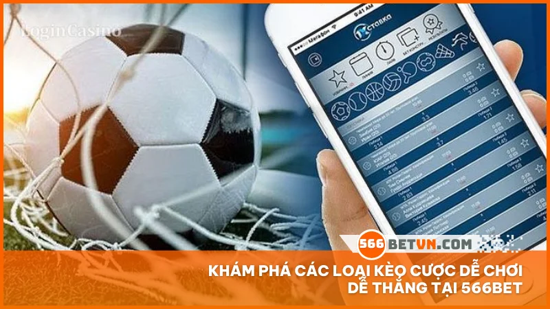 Khám phá các loại kèo cược dễ chơi dễ thắng tại 566BET
